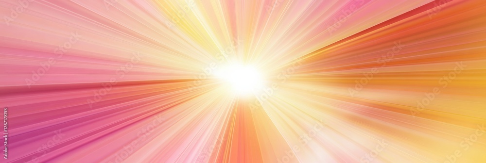 Bright rays of sunlight burst through colorful beams creating a warm and vibrant atmosphere during a sunny day. Generative AI Bright rays of sunlight burst through colorful beams creating a warm and vibrant atmosphere during a sunny day. Generative AI