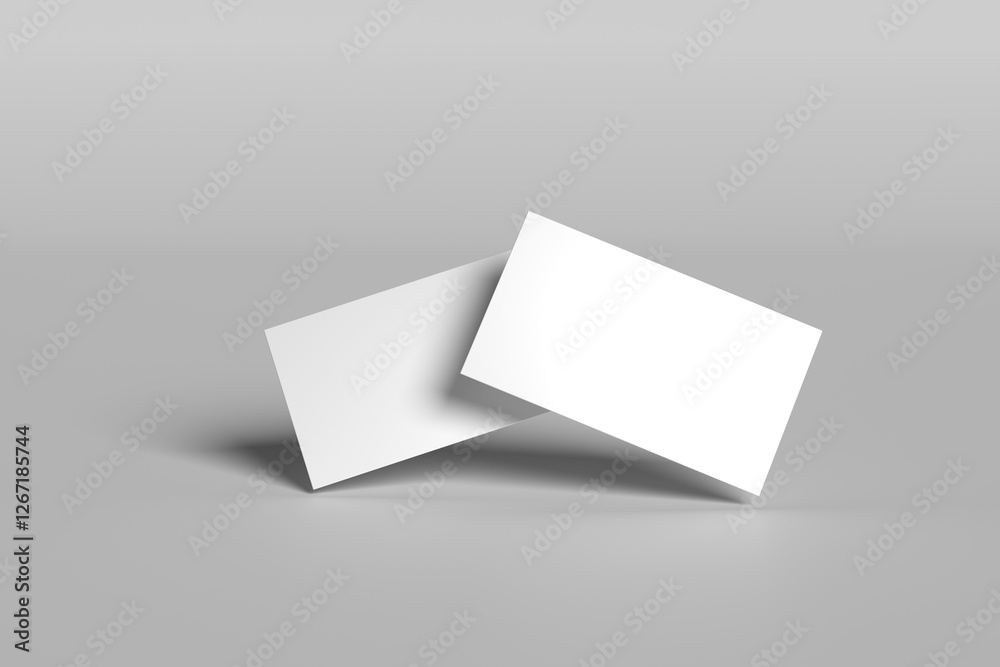 rounded business card mockup