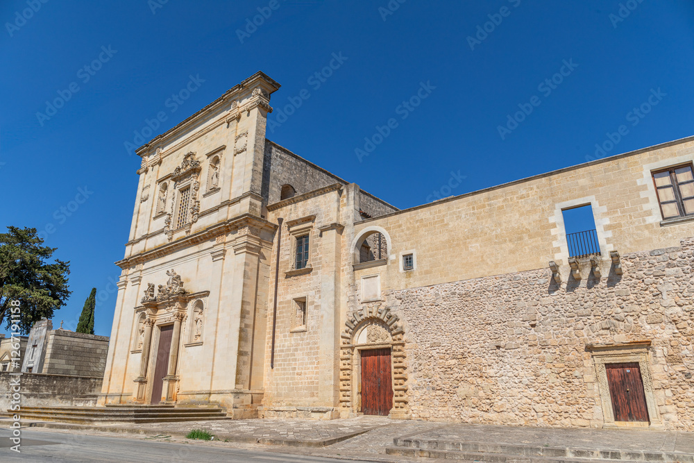 Chiesa et Convento dei Domenicani, à Muro Leccese, dans les Pouilles, Italie