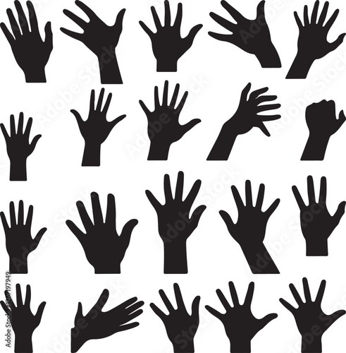 hands vector illustration