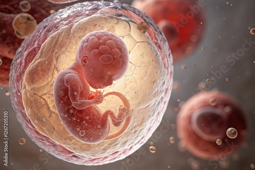 Detailed Visualization of Human Embryo Development in the First Trimester