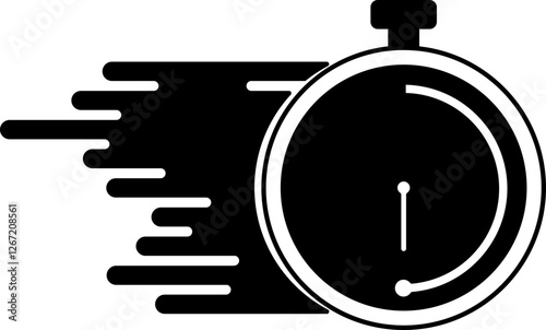 Fast Time Clock Icon