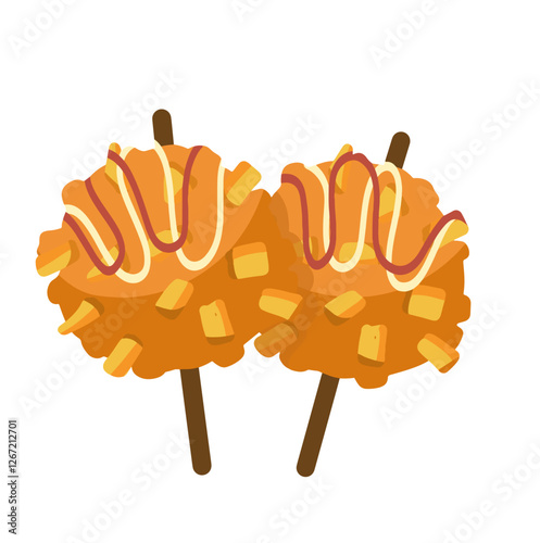 Korean Street Food - Potato Corndog