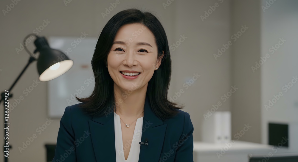 A Confident Professional in a Modern Office