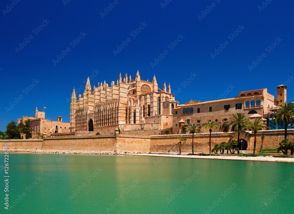 Mallorca. La Seu Cathedral in Palma de Mallorca. Spain. Mallorca. La Seu Cathedral in Palma de Mallorca. Spain.