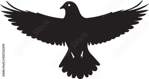 vector illustration of an eagle
