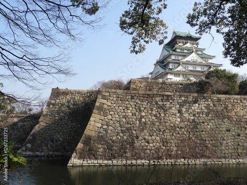 大阪城冬景色