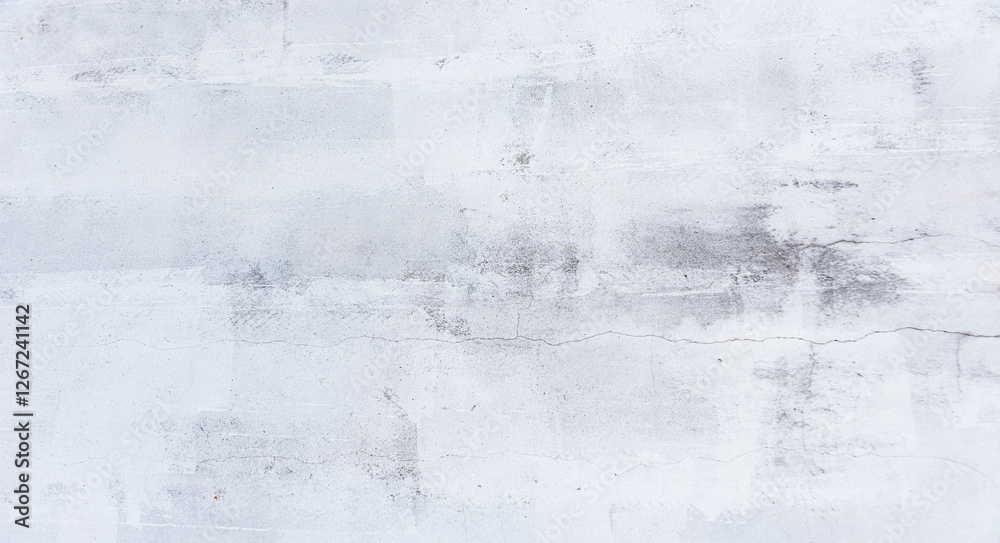 Obraz premium White concrete street wall background or texture