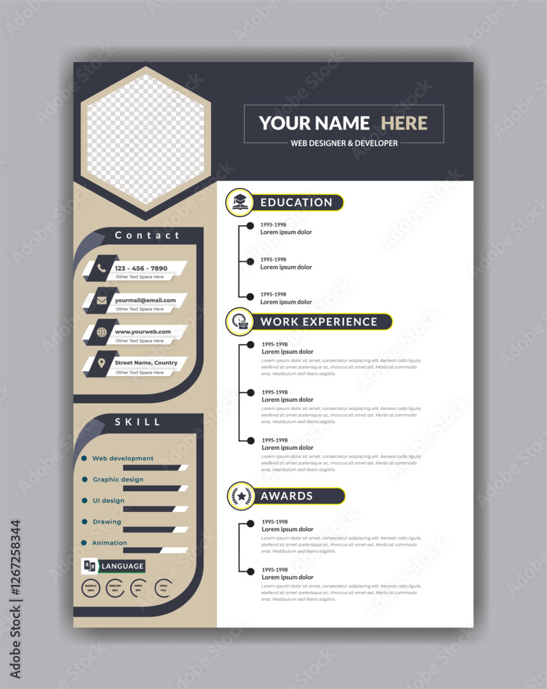 Creative Resume and Cover Letter Template