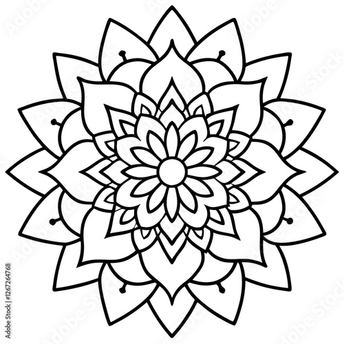 Mandala colouring pages for kids and adults