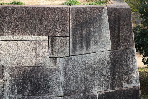 大阪城鏡石石組み