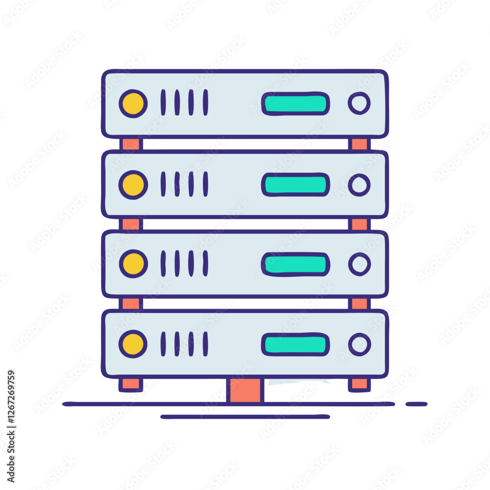 server rack icon, server rack vector illustration-simple illustration of server rack, perfect for server rack logos and icons server rack icon, server rack vector illustration-simple illustration of server rack, perfect for server rack logos and icons