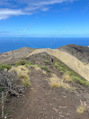 Hiking path around Agaete photo