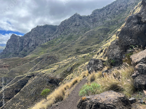 Hiking path around Agaete