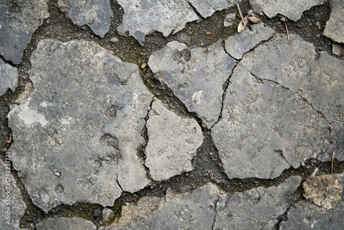Rough concrete texture in gray tones. Neural network AI generated