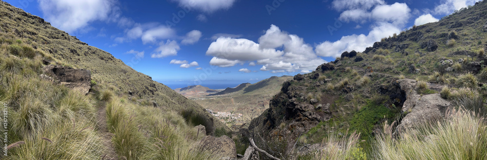 Panorama from Hiking around Agaete