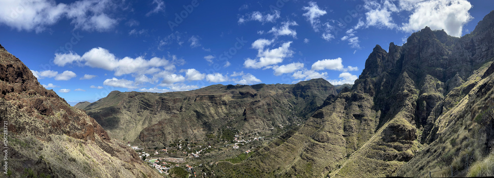 Panorama from Hiking around Agaete