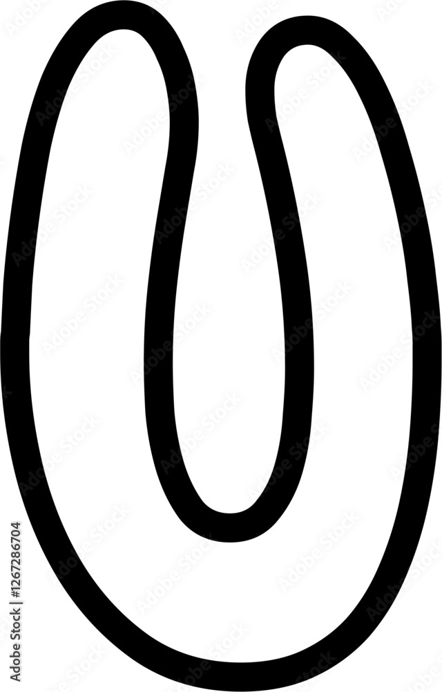 U Uppercase Alphabet outline Vector, perfect for educational materials, coloring books, and graphic design projects. Scalable and editable. U Uppercase Alphabet outline Vector, perfect for educational materials, coloring books, and graphic design projects. Scalable and editable.