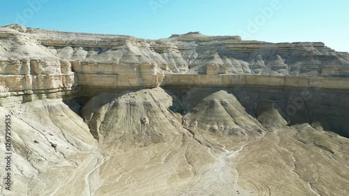 Canyon in the mountains near the Dead Sea