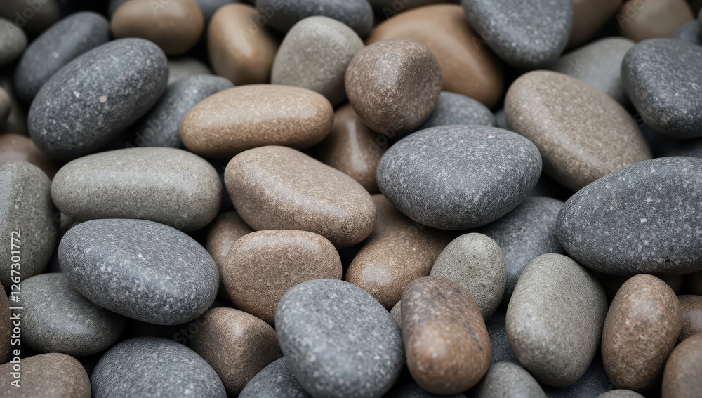 Zen River Stones in Various Shades of Gray and Brown for Tranquility Zen River Stones in Various Shades of Gray and Brown for Tranquility