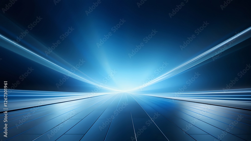 Blue Speed Lines Highway Future Background Blue Speed Lines Highway Future Background