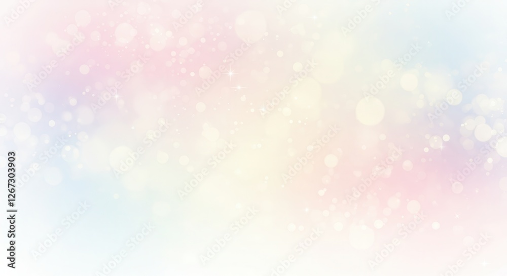Abstract Pastel Bokeh Background with Sparkles for Festive Designs Abstract Pastel Bokeh Background with Sparkles for Festive Designs