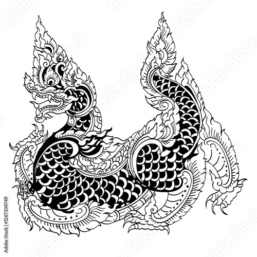 Singha or Lion yantra (Thai Tattoo)
