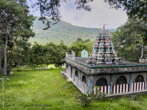 Sri Kariya ramar temple located in the small town of Valavandhi near the popular hill station Yercaud, Tamil Nadu photo