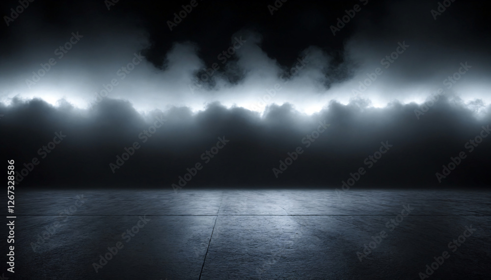 Fototapeta premium Abstract glowing neon background 