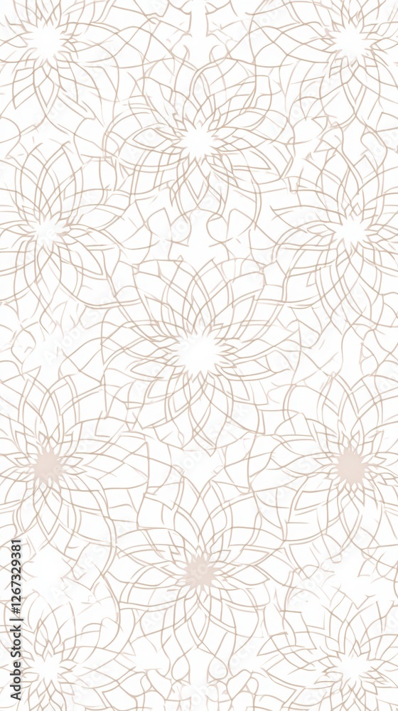 Minimalistic Islamic-inspired background with floral arabesque patterns. Generative AI Minimalistic Islamic-inspired background with floral arabesque patterns. Generative AI