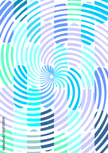The background image is in blue tones. Alternate with straight lines, used in graphics.