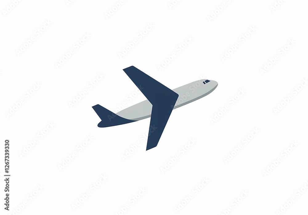 Flying Plane Icon - Modern, Minimalist Aircraft Symbol for Travel, Aviation, and Flight Concepts - Vector Illustration for Web, Apps, and Design Flying Plane Icon - Modern, Minimalist Aircraft Symbol for Travel, Aviation, and Flight Concepts - Vector Illustration for Web, Apps, and Design
