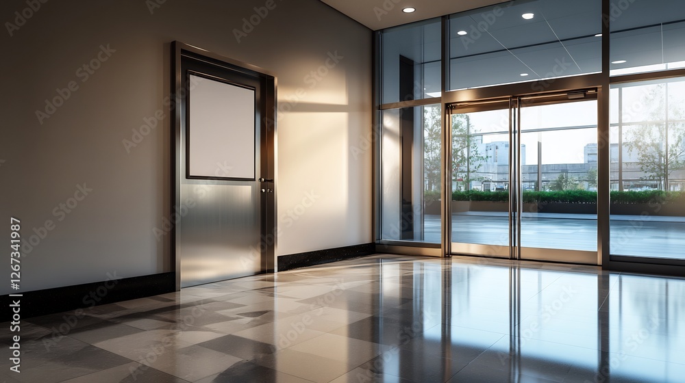 Modern Lobby Interior Design 3D Render Modern Lobby Interior Design 3D Render
