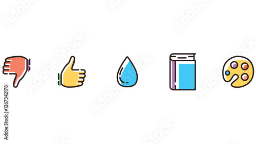 Business and legal process and idea generation, and brainstorming vector illustration