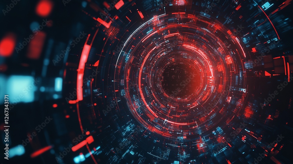 Fototapeta premium background of future technology concept for business solutions.circle,globe.