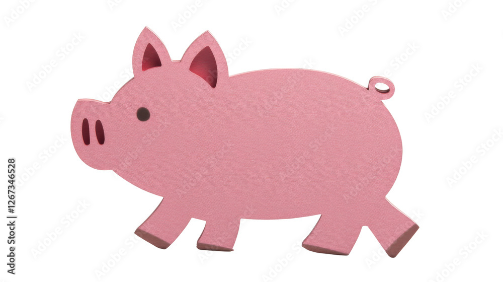 pink piggy bank isolated on white background pink piggy bank isolated on white background