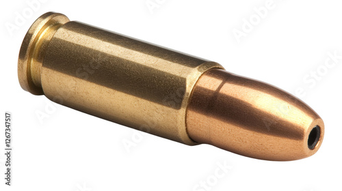 bullet isolated on white background