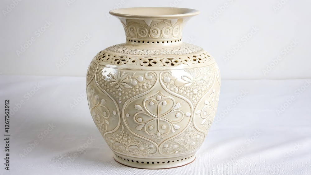 Ornate Ceramic Vase Ornate Ceramic Vase