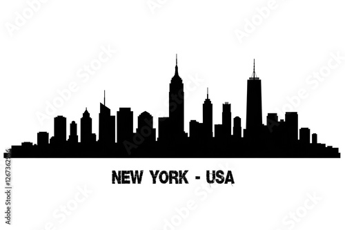 New York skyline, con tutti i grattacieli