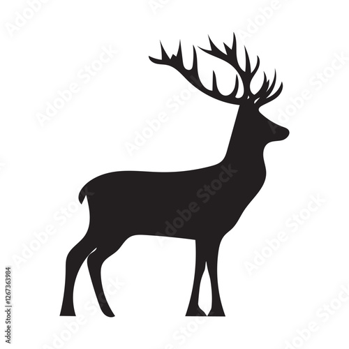 deer silhouette vector
