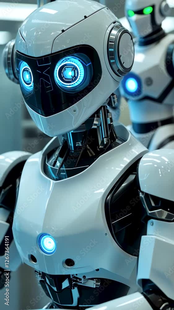 Advanced humanoid robot showcases technology