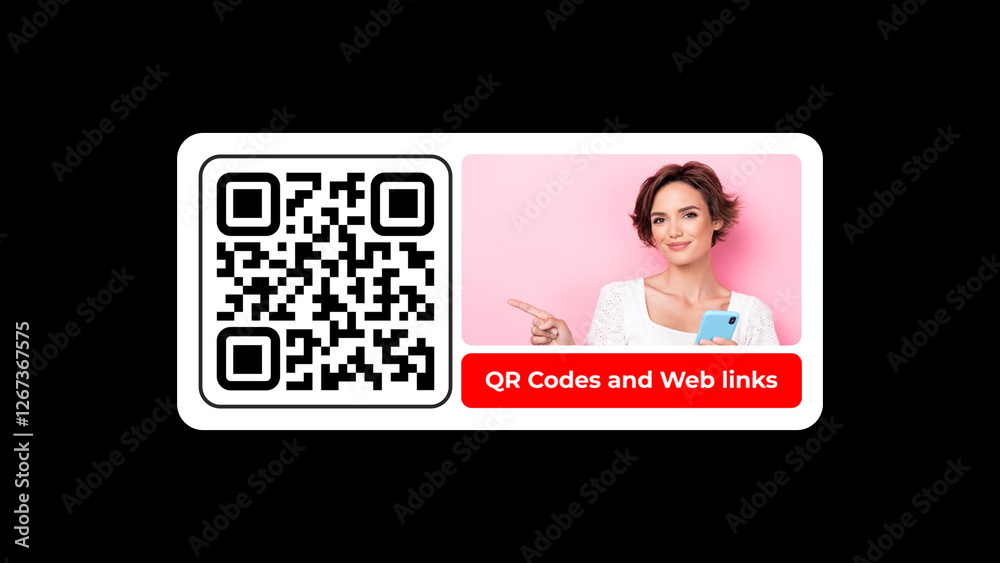 QR Code Lower Thirds Animation 4. Stock Template | Adobe Stock