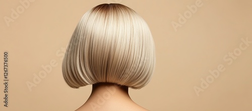 Achieving a Sleek, Straight, Platinum Blonde Bob Haircut: Styling Tips and Tricks for Smooth, Shiny Hair