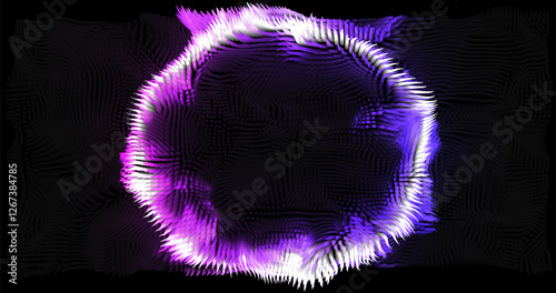 Colorful abstract texture created with Gradient flow and 3D structure imitate the movement of liquid or wind. Vibrant colors, volumetric waves and digital noise create a sense of depth and dynamics. I