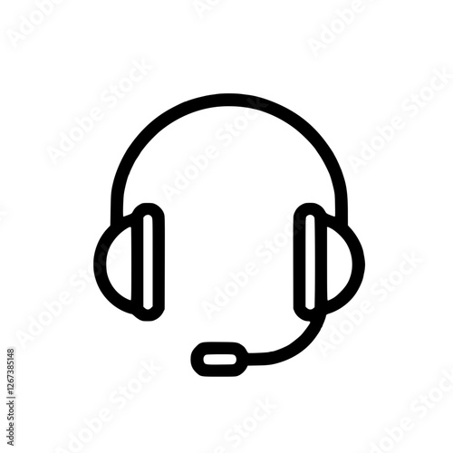 Headset icon, Audio Equipment, Remote work