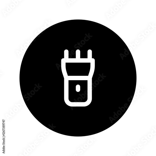 trimmer line circular icon