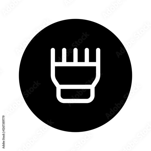 trimmer line circular icon