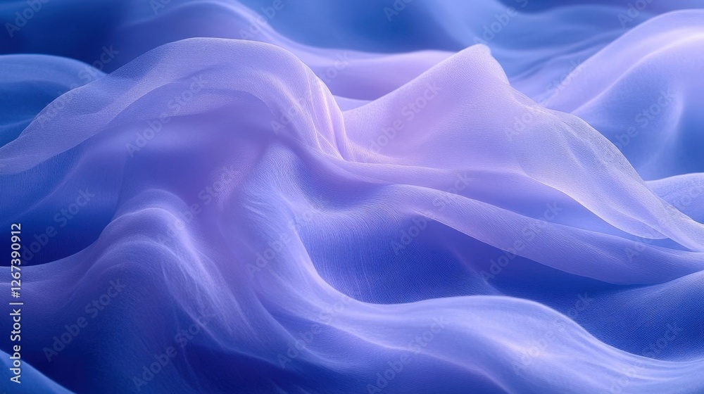 Fototapeta premium Abstract Purple and Blue Wavy Texture Background with Modern Surface Design