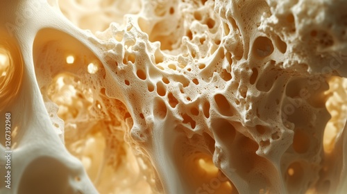 The Beauty of Microscopic Porous Structure in Bones photo