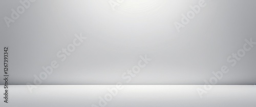 Wallpaper Mural A minimalistic studio background featuring a smooth, grey surface and soft lighting, perfect for product showcases. Torontodigital.ca